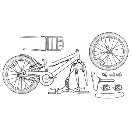 Kinderfiets Voor 7-12 Jaar Oud