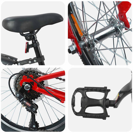 Kinderfiets 6-Speed Voor 6-11 Jaar Oud