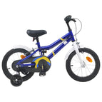 14 inch / Blauw en wit