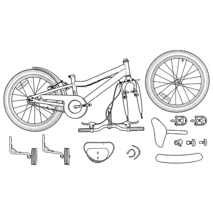 Kinderfiets Voor 2-4 Jaar Oud