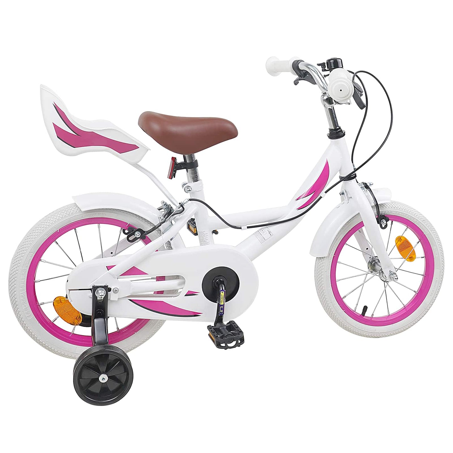 Kinderfiets 14 Inch Voor 3-5 Jaar Oud Wit