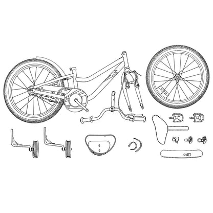 Kinderfiets Voor 2-4 Jaar Oud