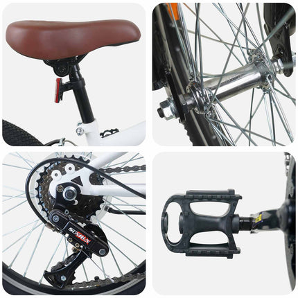 Mountainbike 6-Snelheid Voor 5-8 Jaar Oud