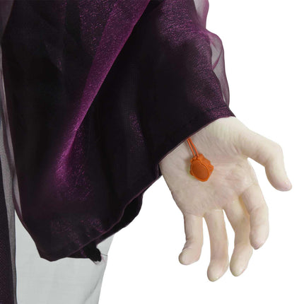 Hangende Halloween-Pratende Heks Paars 216 X 125 Cm Polyester