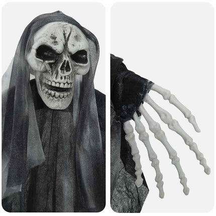 Halloween Hangende Spook 3 St Zwart 66 X 110 Cm Polyester