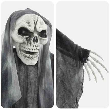 Halloween Hangende Spook 3 St Zwart 66 X 110 Cm Polyester