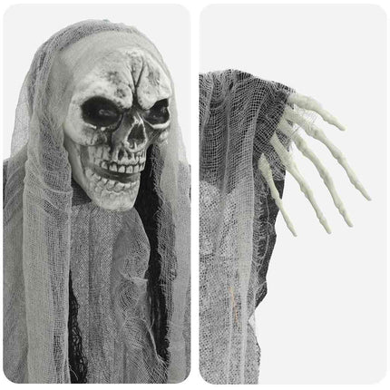 Halloween Hangende Spook 3 St Zwart 66 X 110 Cm Polyester