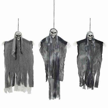 Halloween Hangende Spook 3 St Zwart 66 X 110 Cm Polyester