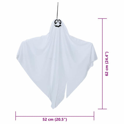 Halloween Hangende Spook 3 St Wit 52 X 62 Cm Polyester