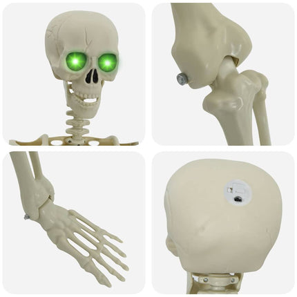 Halloween Skelet Wit 155 X 38,5 Cm Polypropyleen