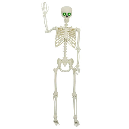 Halloween Skelet Wit 155 X 38,5 Cm Polypropyleen