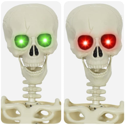 Halloween Skelet Wit 155 X 38,5 Cm Polypropyleen