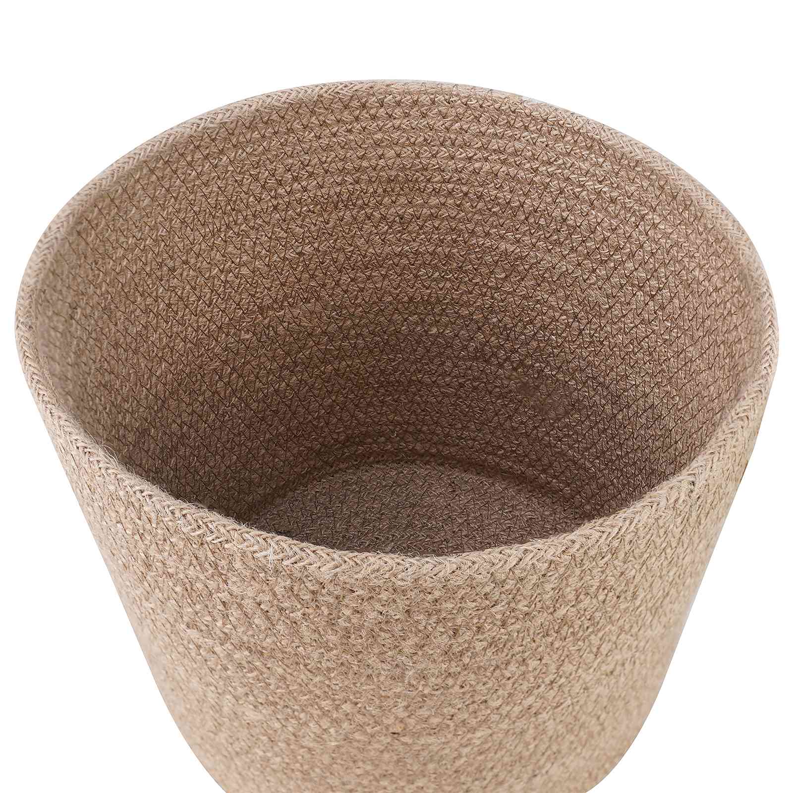 Plantenpot Set 2 Pcs Naturel Ø 28 X 28 Cm 100% Tossa Jute