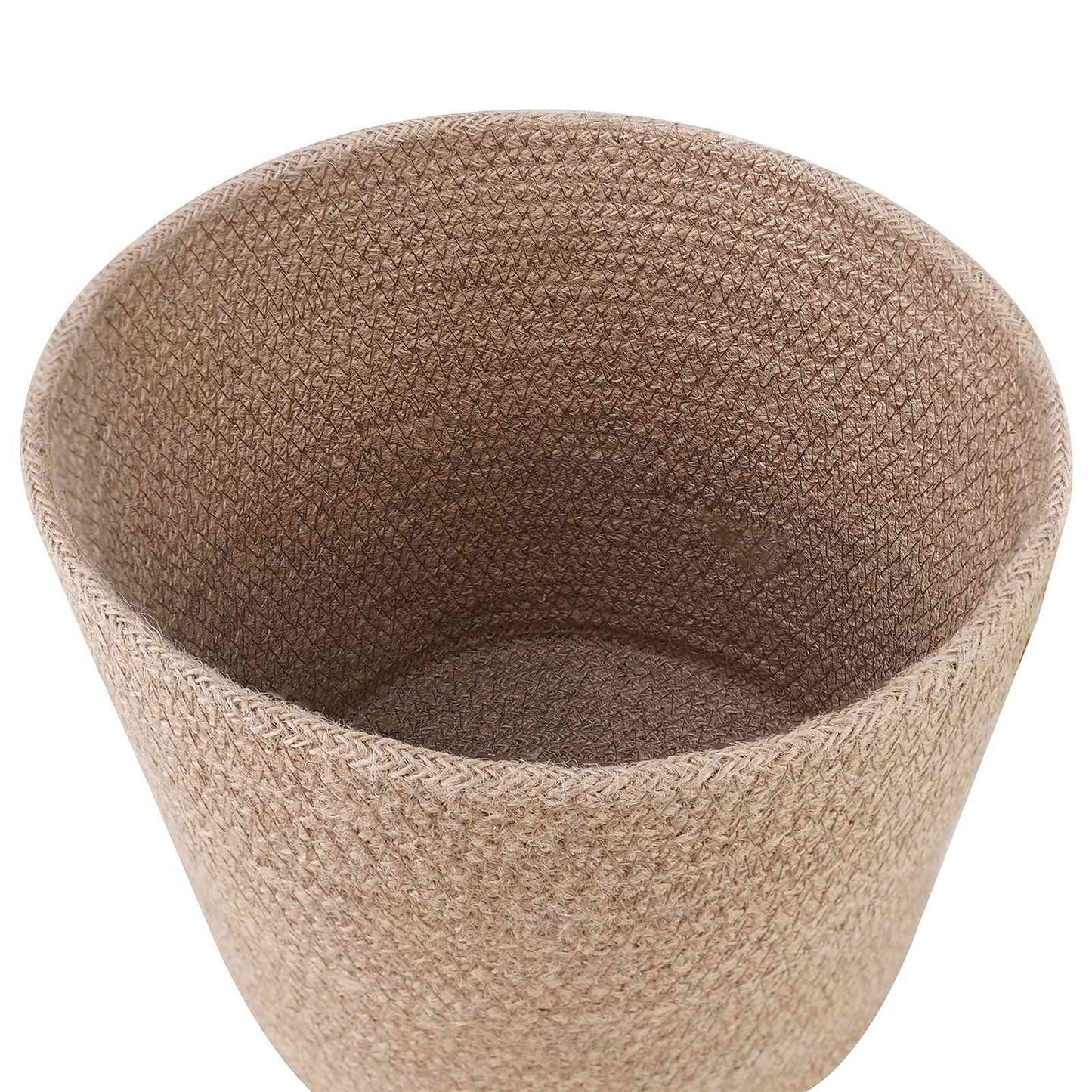 Plantenpot Set 2 Pcs Naturel Ø 21 X 21 Cm 100% Tossa Jute