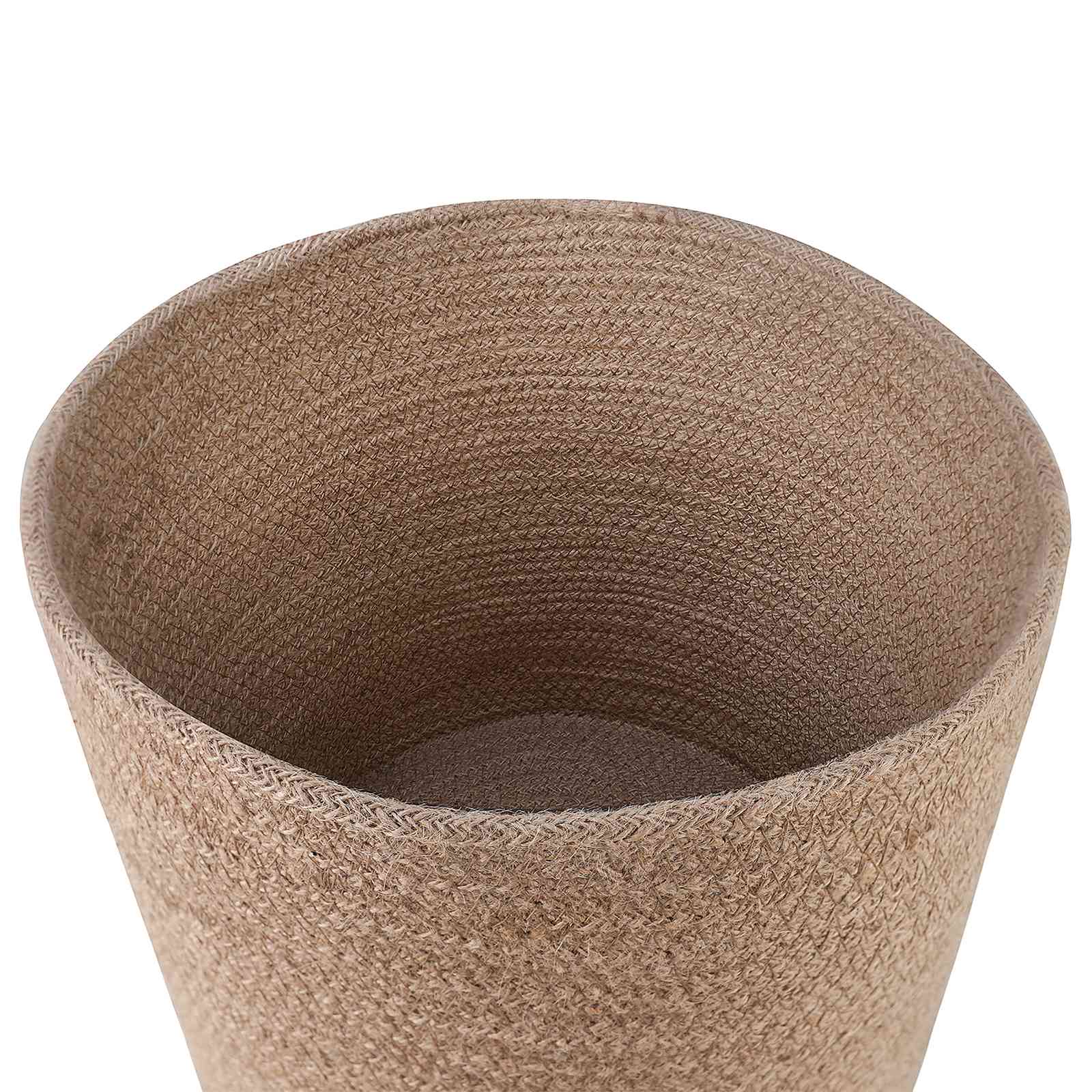 Plantenpot Set 2 Pcs Naturel Ø 28 X 28 Cm 100% Tossa Jute
