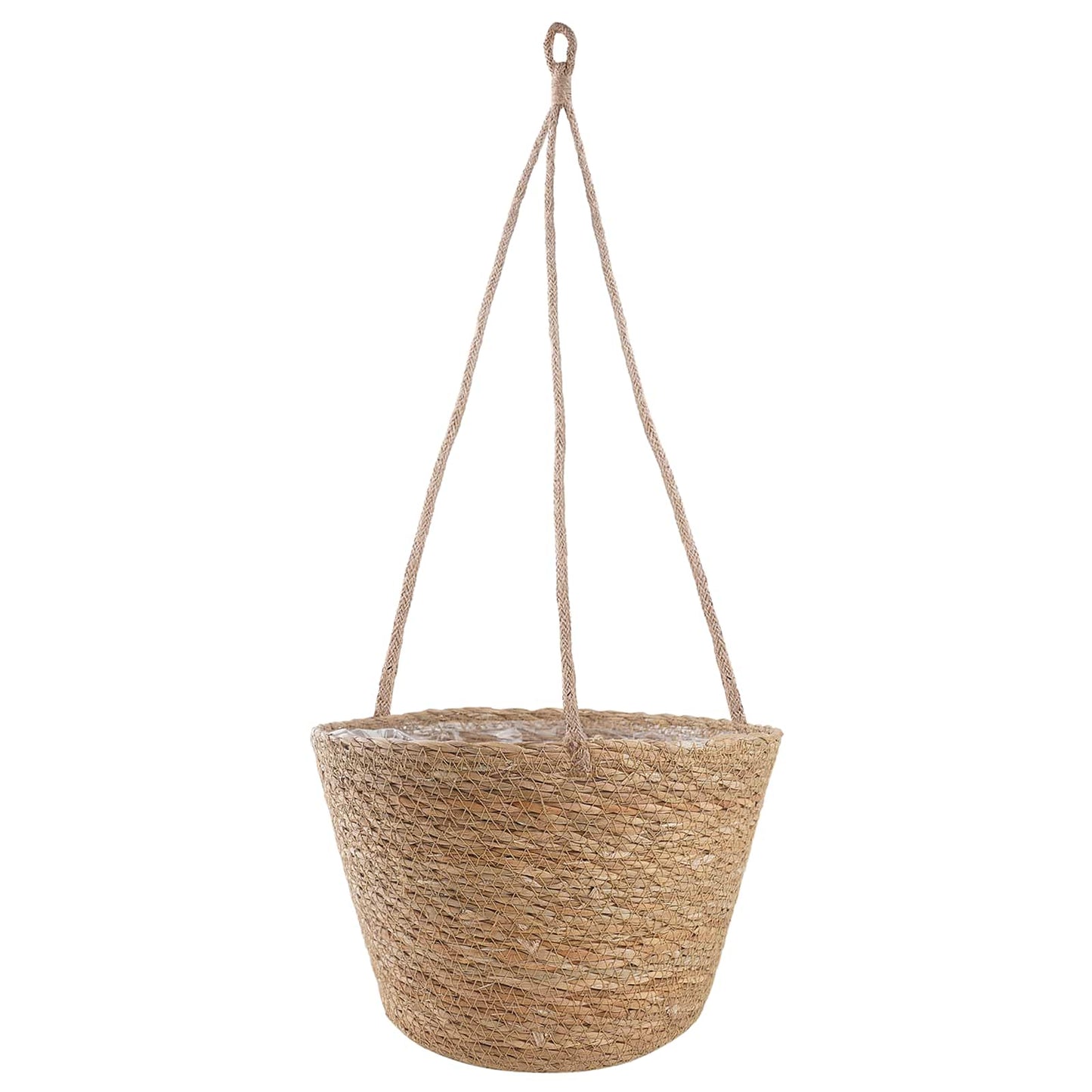 Zeegras Plantenmanden 3 Pcs Naturel Ø26 X 19 Cm 100% Zeegras