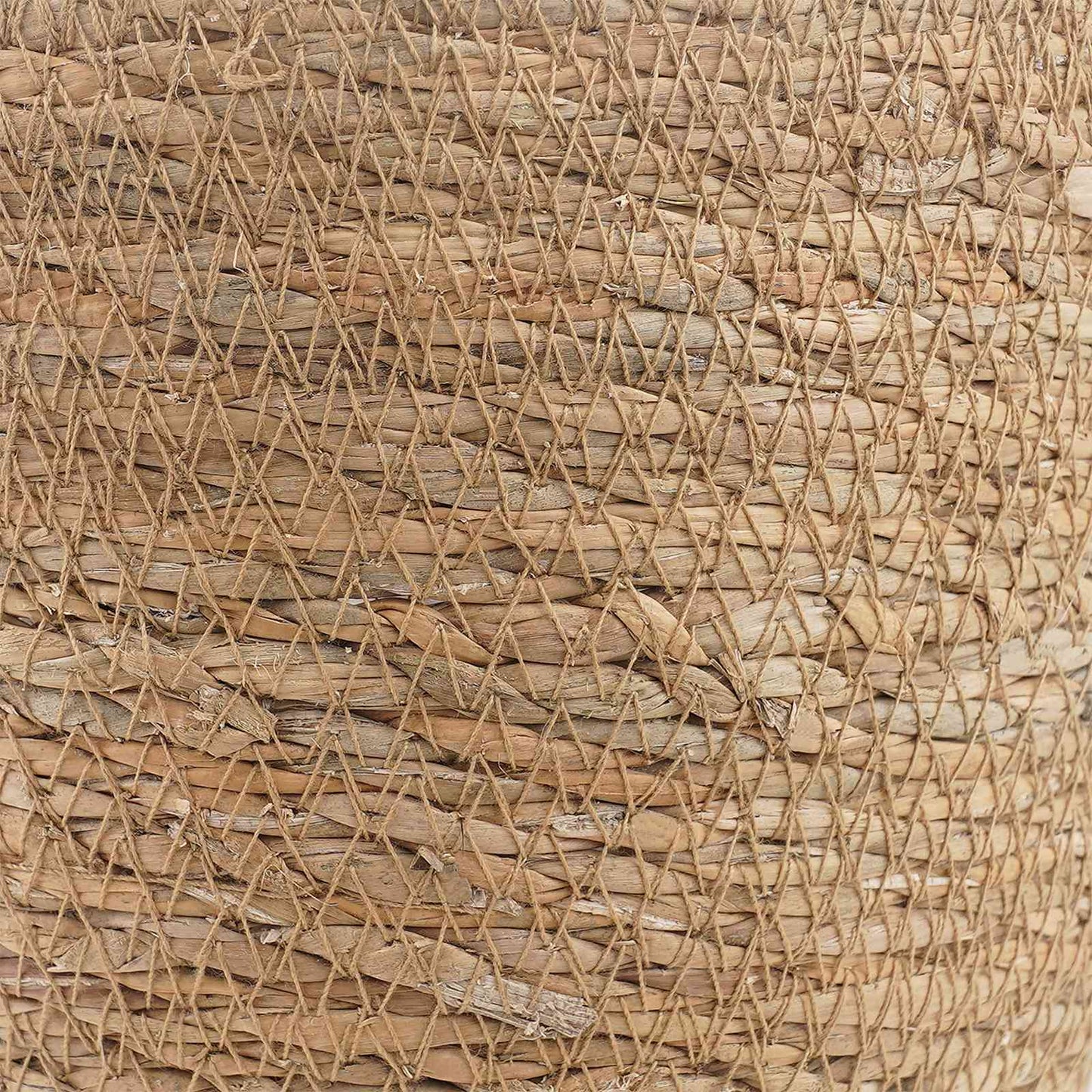 Zeegras Plantenmanden 3 Pcs Naturel Ø26 X 19 Cm 100% Zeegras