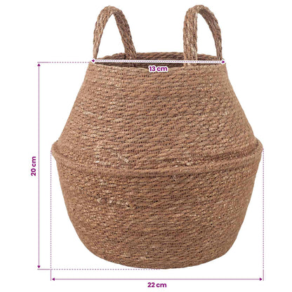 Plantenpot Met Handvatten 100% Zeegras