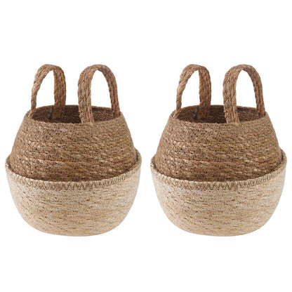 Plantenpot Met Handvatten 2 Pcs 100% Zeegras