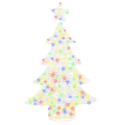 Kerstboom met 100 LED Multikleur 120 cm Acryl