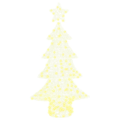 Kerstboom met 160 LED Warmwit 150 cm Acryl