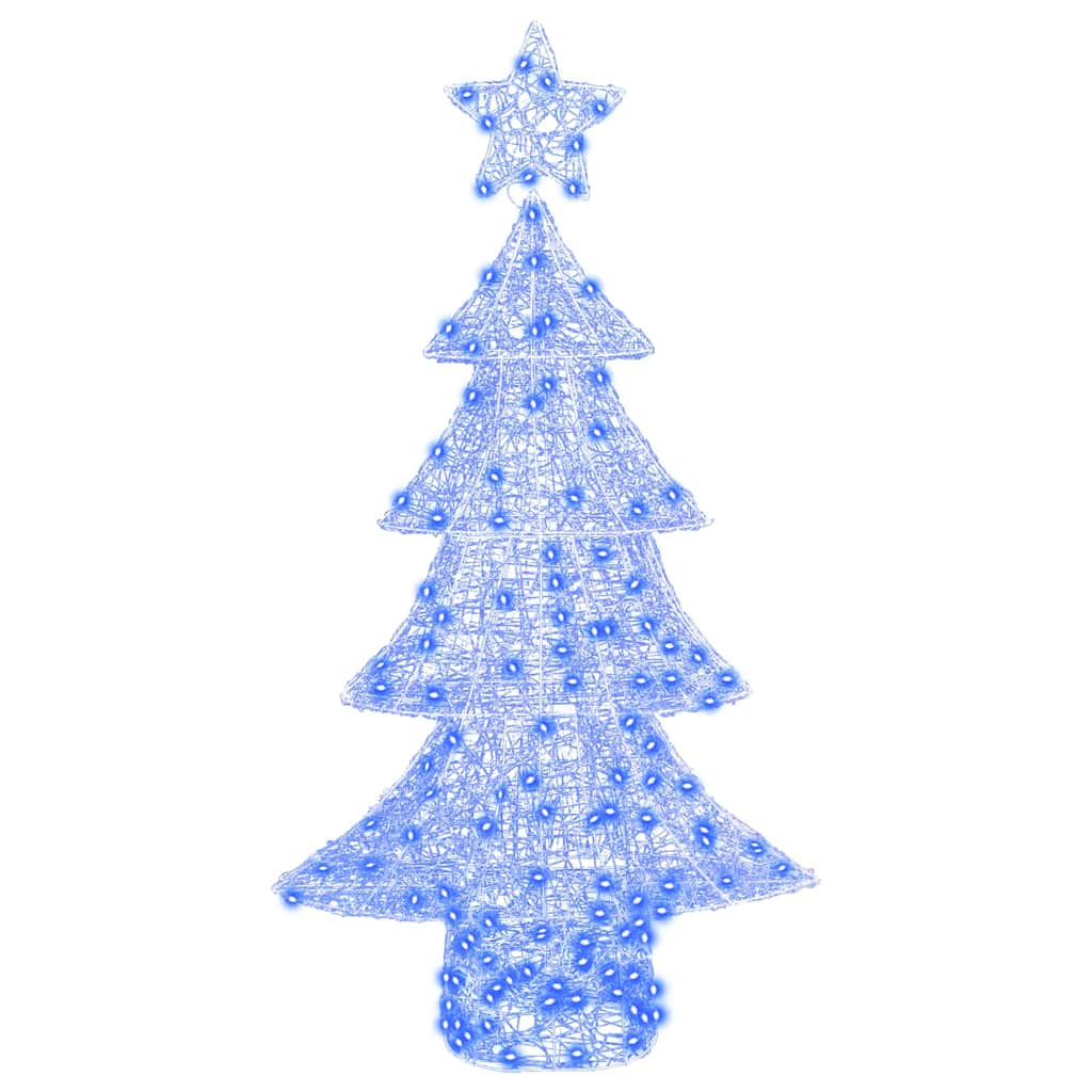 Kerstboom met 160 LED Blauw 150 cm Acryl