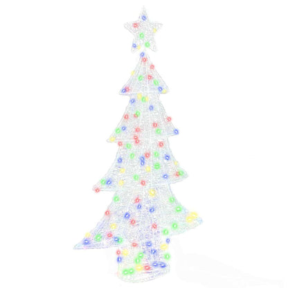 Kerstboom met 160 LED Multikleur 150 cm Acryl