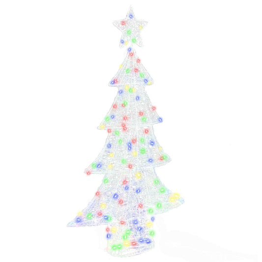 Kerstboom met 160 LED Multikleur 150 cm Acryl