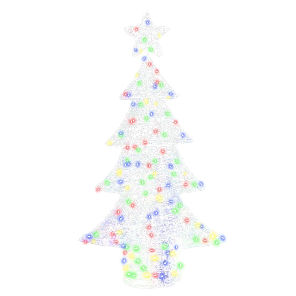 Kerstboom met 160 LED Multikleur 150 cm Acryl
