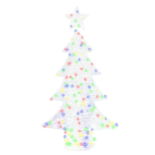 Kerstboom met 160 LED Multikleur 150 cm Acryl