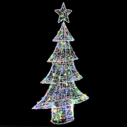 Kerstboom met 160 LED Multikleur 150 cm Acryl