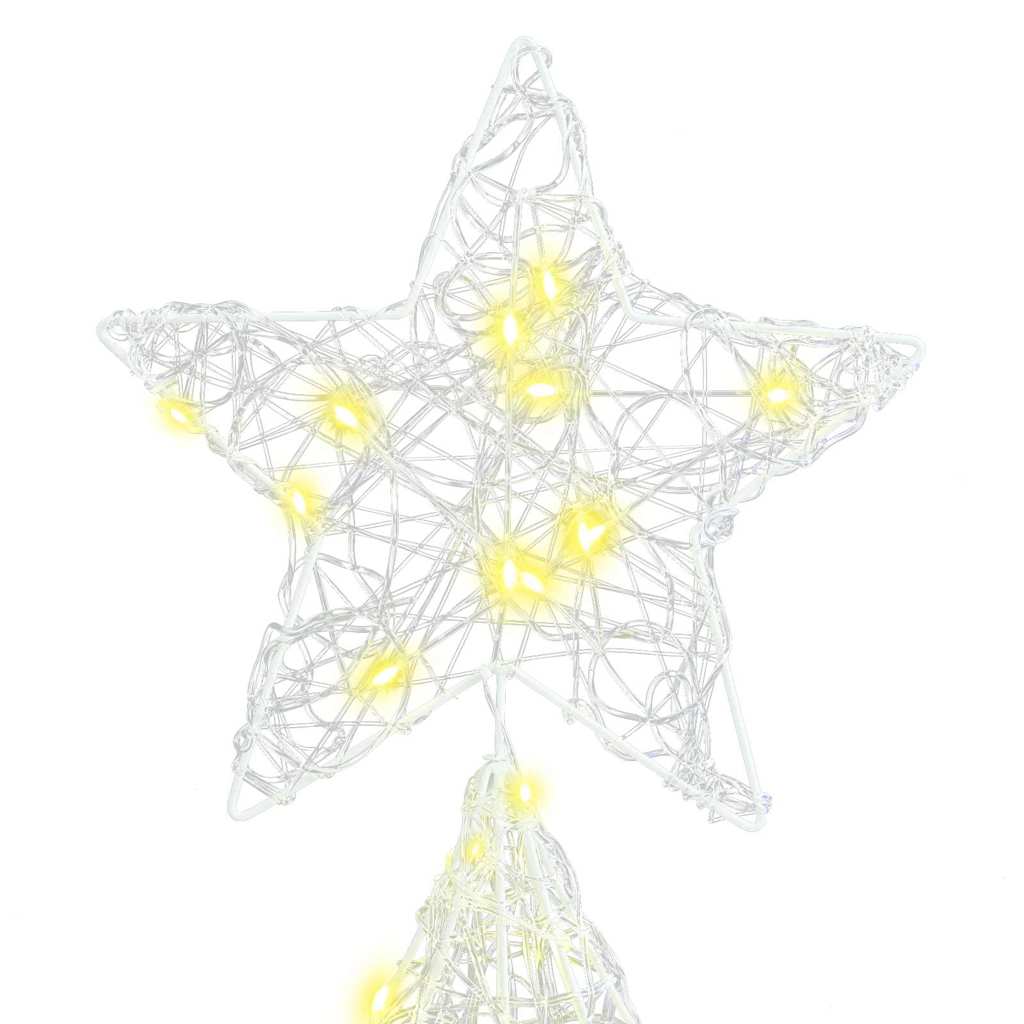 Kerstboom met 240 LED Warmwit 180 cm Acryl