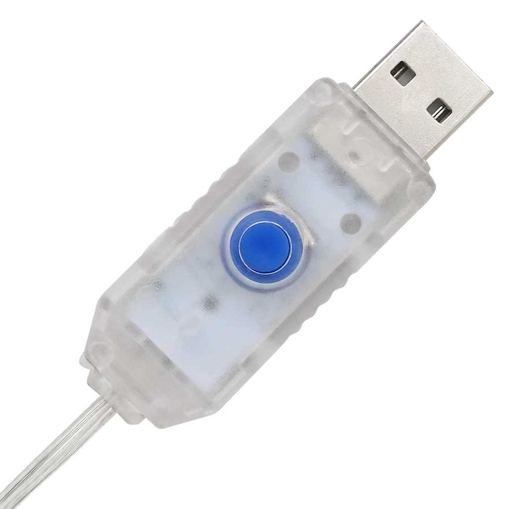 Kerstboom met 240 LED Koudwit 180 cm Acryl