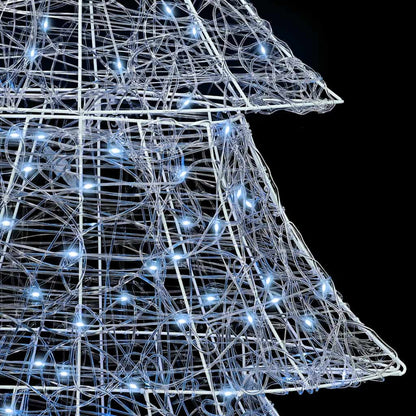 Kerstboom met 240 LED Koudwit 180 cm Acryl