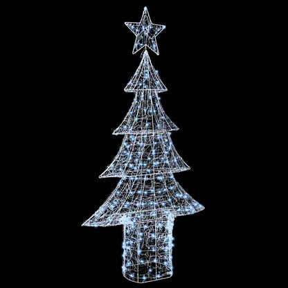 Kerstboom met 240 LED Koudwit 180 cm Acryl