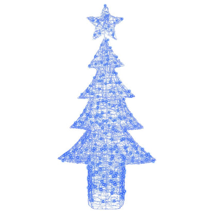 Kerstboom met 240 LED Blauw 180 cm Acryl