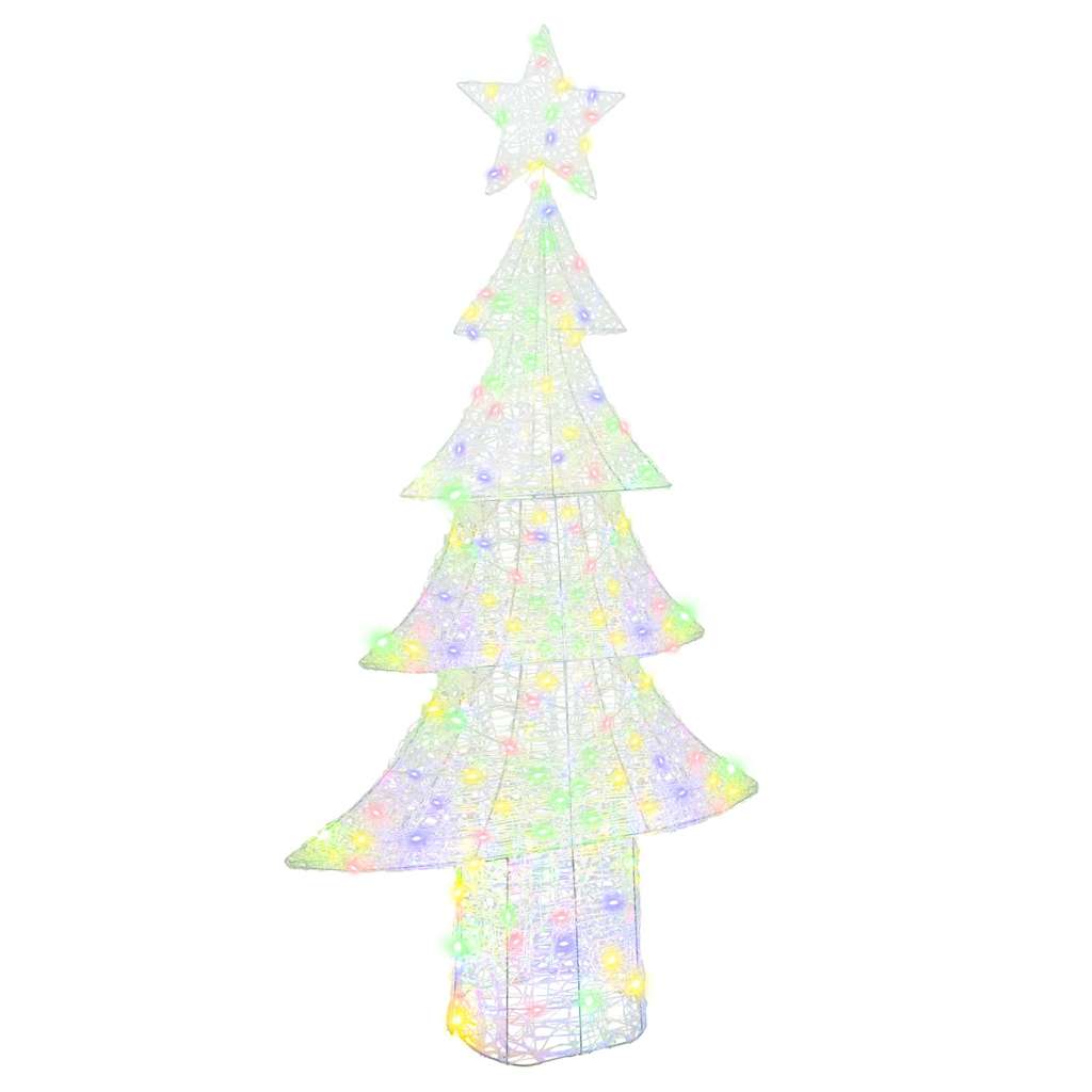 Kerstboom met 240 LED Multikleur 180 cm Acryl