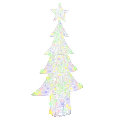 Kerstboom met 240 LED Multikleur 180 cm Acryl