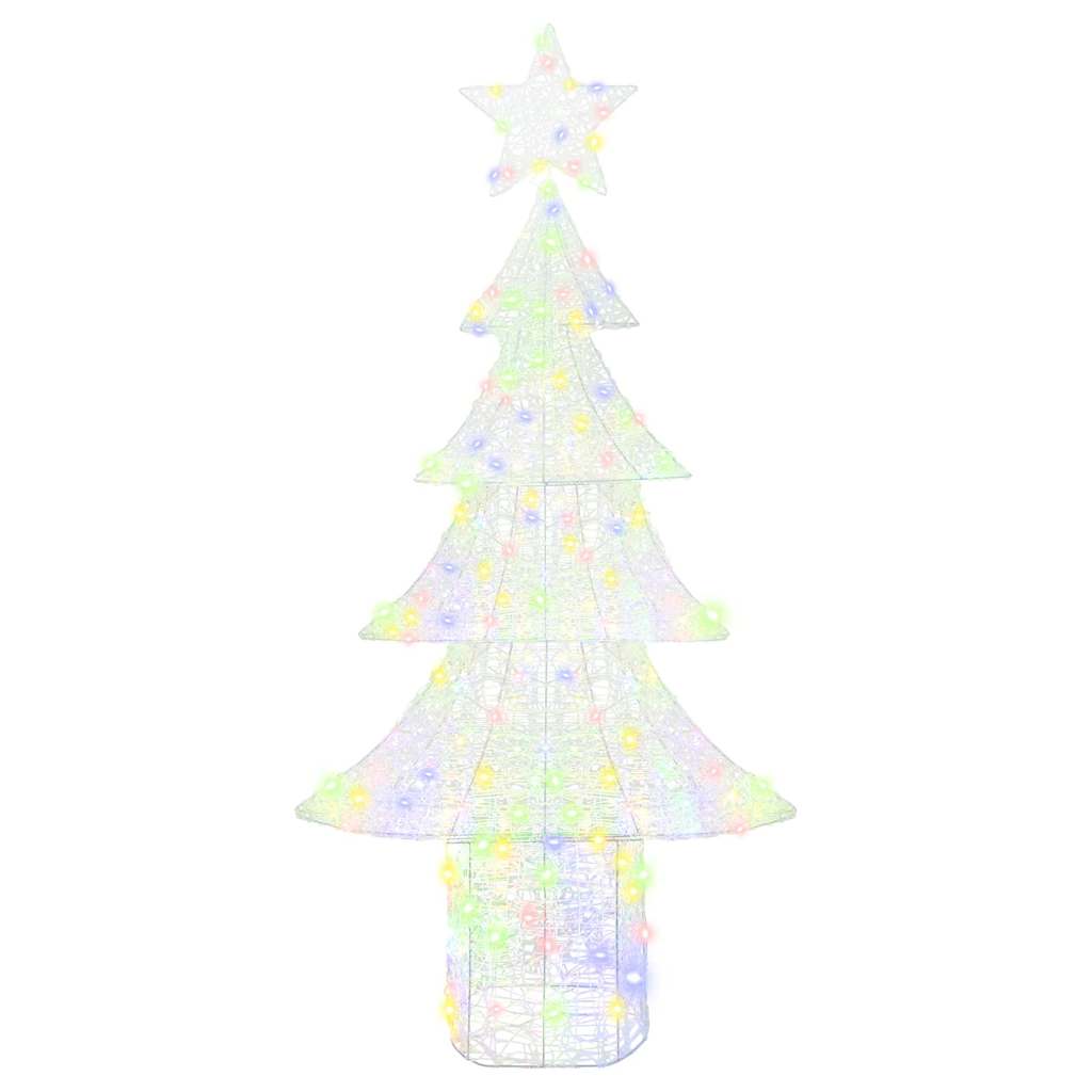 Kerstboom met 240 LED Multikleur 180 cm Acryl