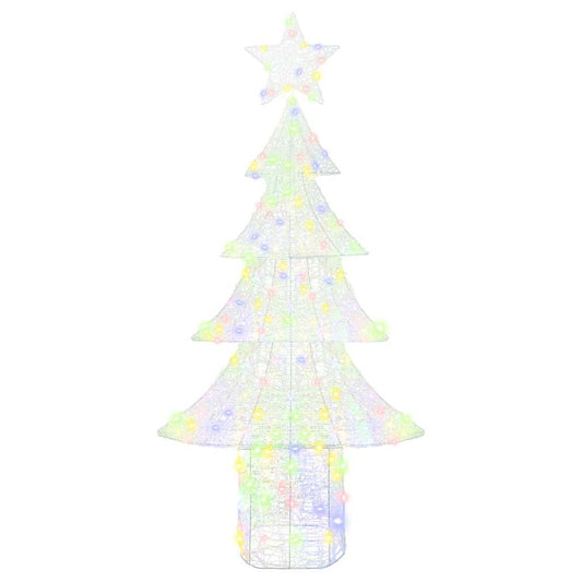 Kerstboom met 240 LED Multikleur 180 cm Acryl
