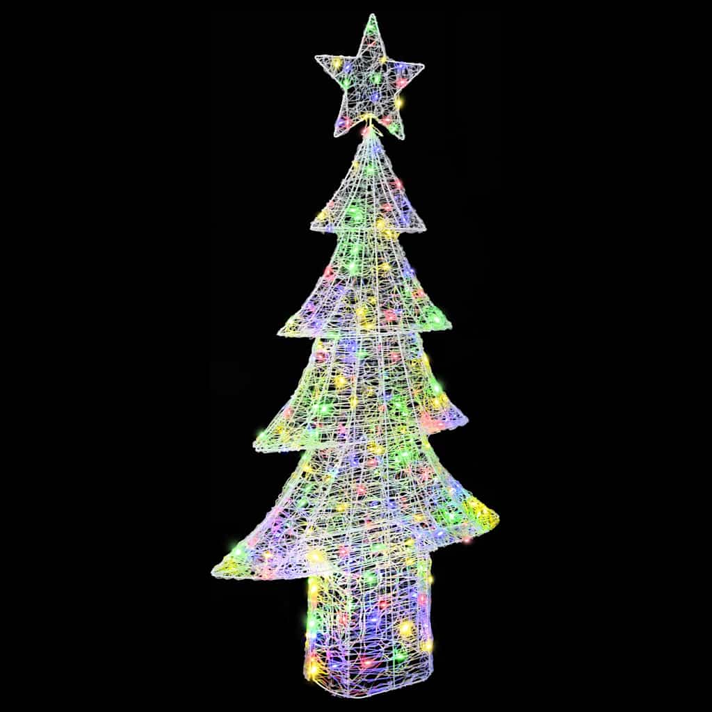 Kerstboom met 240 LED Multikleur 180 cm Acryl