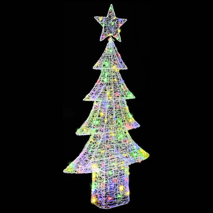 Kerstboom met 240 LED Multikleur 180 cm Acryl