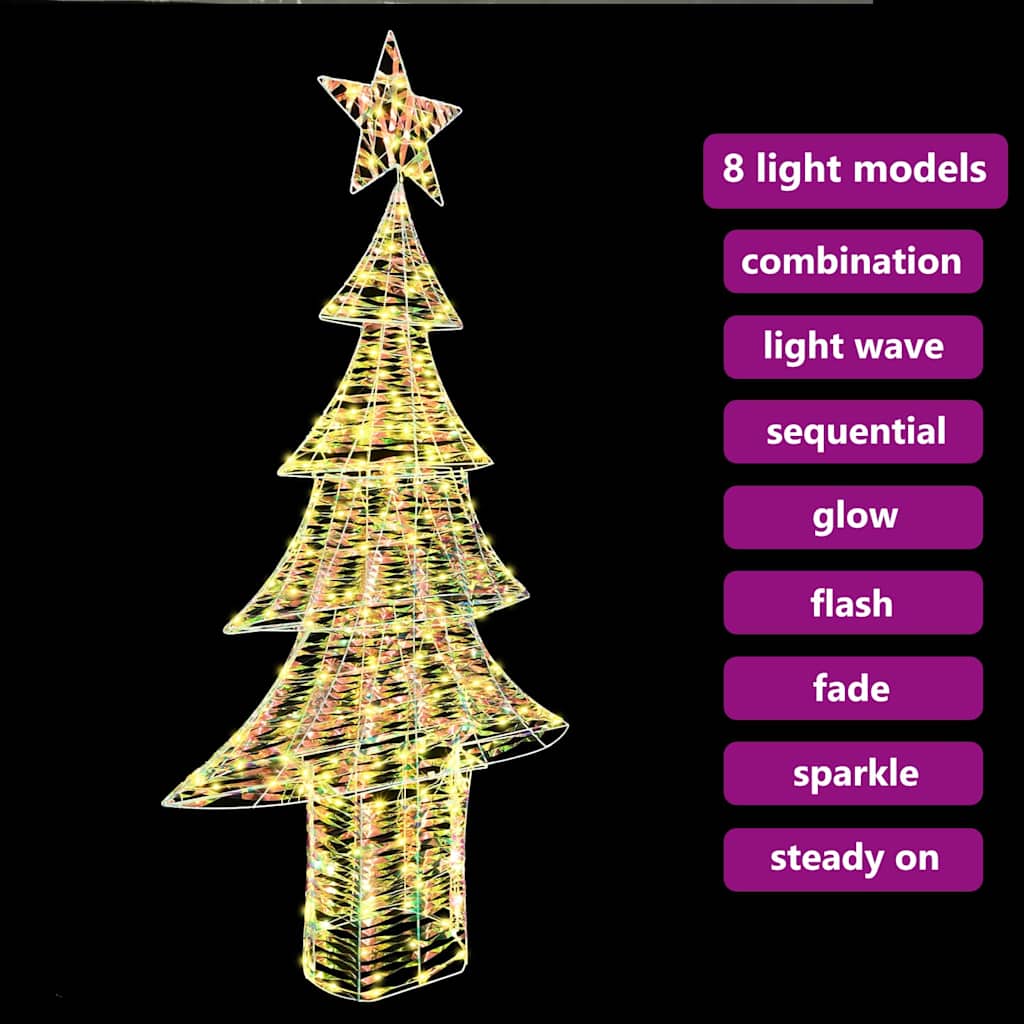 Kerstboom met 240 LED Warmwit 180 cm PET