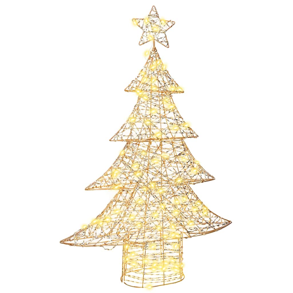 Kerstboom met 120 LED Warmwit 120,5 cm PET