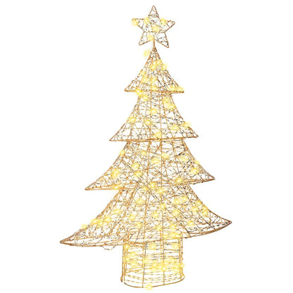 Kerstboom met 120 LED Warmwit 120,5 cm PET