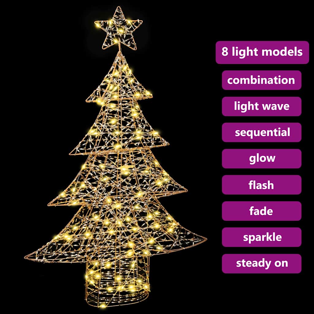 Kerstboom met 120 LED Warmwit 120,5 cm PET