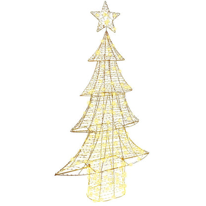 Kerstboom met 160 LED Warmwit 150 cm PET