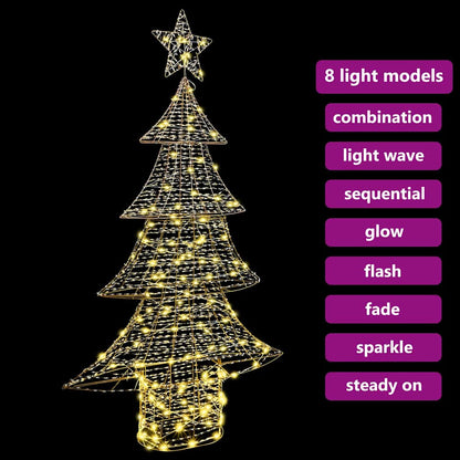 Kerstboom met 160 LED Warmwit 150 cm PET