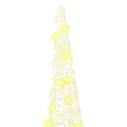 Kerstboom 3 St 90 Led's 20 X 20 X 80 Cm Acryl