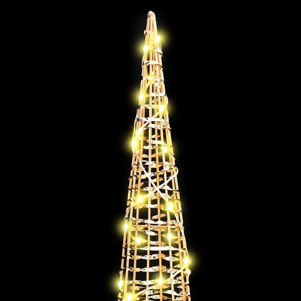 Kerstboom met 90 LED 3 pcs Warmwit 20 x 20 x 80 cm PET